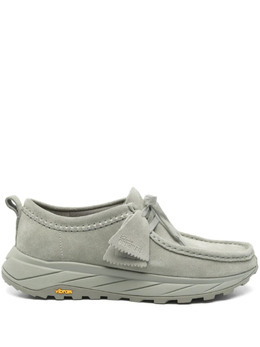 Clarks Originals: Зелёные кроссовки 