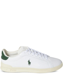 Polo Ralph Lauren: Белые кроссовки 