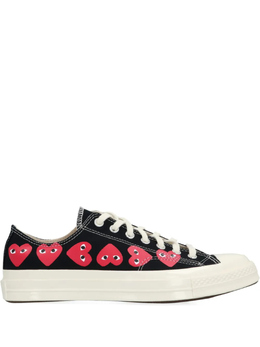 Comme Des Garçons Play: Чёрные кроссовки 