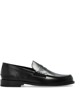 Brioni: Чёрные мокасины 