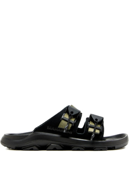 Birkenstock: Зелёные сандалии 