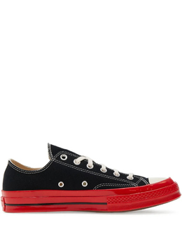 Comme Des Garçons Play: Чёрные кеды 