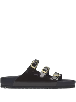 Birkenstock: Чёрные сандалии  Florida