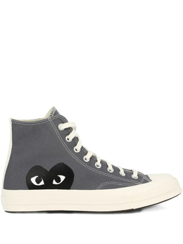 Comme Des Garçons Play: Серые кеды 