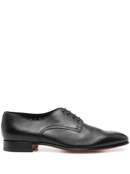 Santoni: Чёрные туфли 