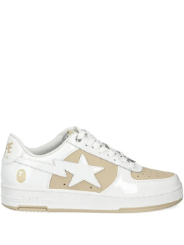 A BATHING APE: Белые кроссовки 