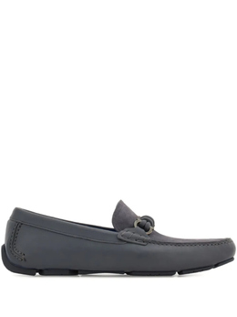 Ferragamo: Серые туфли  Gancini