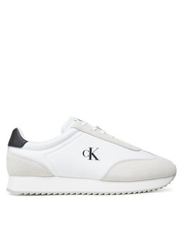 Calvin Klein Jeans: Белые кроссовки 