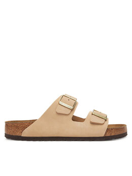 Birkenstock: Бежевые сабо  Arizona