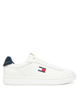Tommy Jeans: Белые кроссовки 