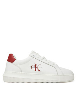 Calvin Klein Jeans: Белые кроссовки 