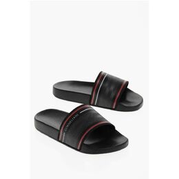 Corneliani: Чёрные шлёпанцы 