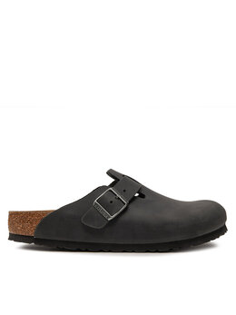 Birkenstock: Чёрные сабо  Boston