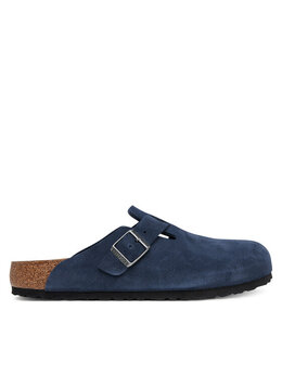 Birkenstock: Синие сабо  Boston