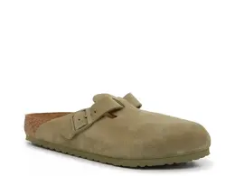 Birkenstock: Зелёные сабо  Boston