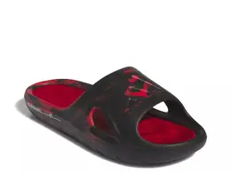 Adidas: Чёрные шлёпанцы 