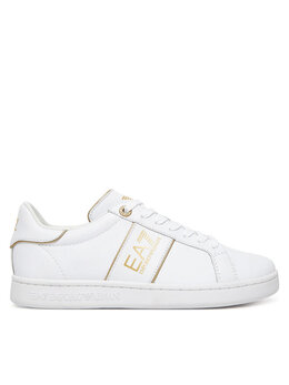 EA7 Emporio Armani: Белые кроссовки 