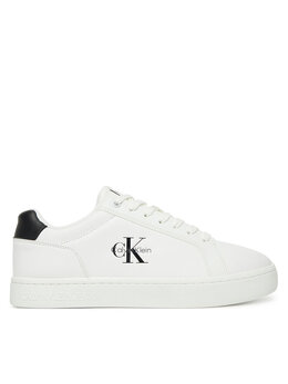 Calvin Klein Jeans: Белые кроссовки 