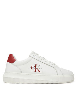 Calvin Klein Jeans: Белые кроссовки 