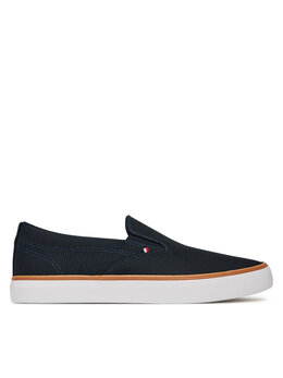 Tommy Hilfiger: Синие кроссовки  TH