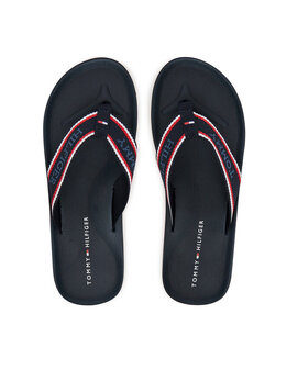 Tommy Hilfiger: Синие шлёпанцы 