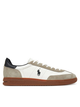 Polo Ralph Lauren: Белые кроссовки 