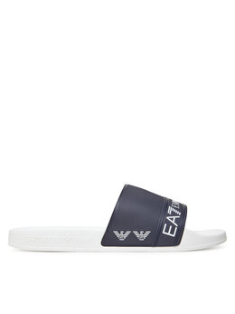 EA7 Emporio Armani: Синие сабо 