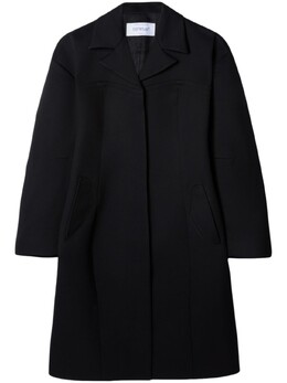 Off-White: Однобортное пальто 