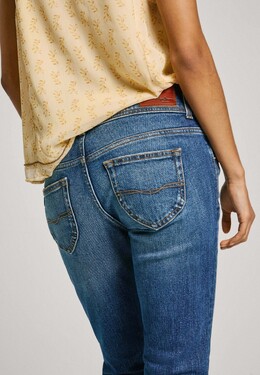 Pepe Jeans: Синие джинсы 