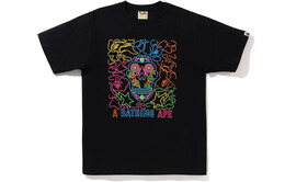 A BATHING APE: Чёрная футболка 