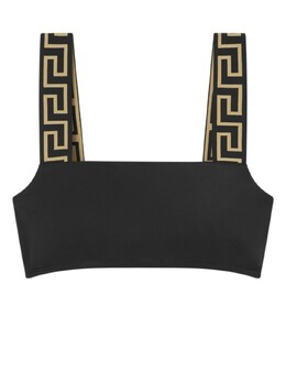 Versace: Чёрный топ  Greca