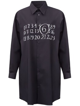 MM6 Maison Margiela: Платье-рубашка 