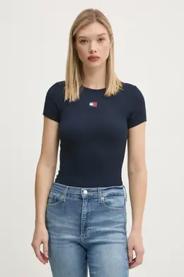 Tommy Jeans: Тёмная футболка 