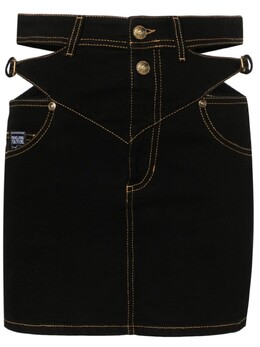 Versace Jeans Couture: Джинсовая юбка 