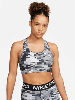 Nike: Чёрный бюстгальтер 