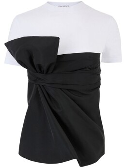 Nina Ricci: Футболка с бантом 