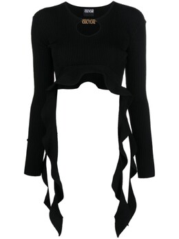 Versace Jeans Couture: Короткий топ 