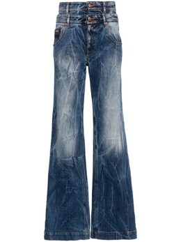 Versace Jeans Couture: Брюки с поясом 