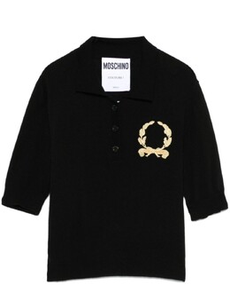 Moschino: Рубашка с вышивкой 