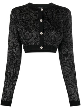 Versace: Кардиган  Barocco с принтом