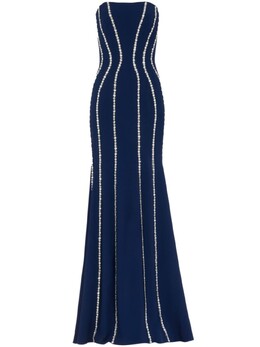 Jenny Packham: Синее платье 