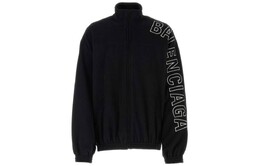 Balenciaga: Чёрная куртка 