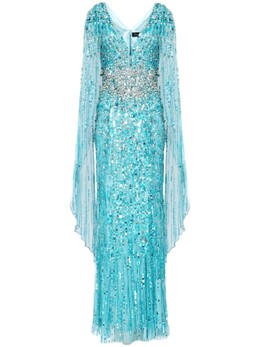 Jenny Packham: Синее платье 