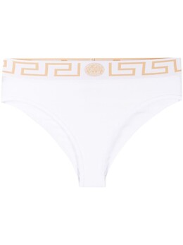 Versace: Белые трусы  Greek Key