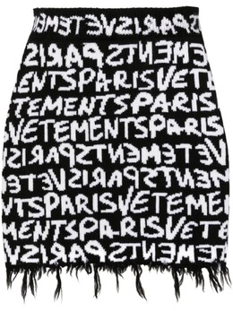 Vetements: Жаккардовая юбка 