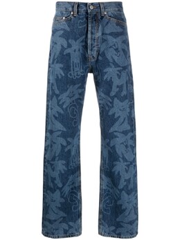 Palm Angels: Джинсы с принтом 