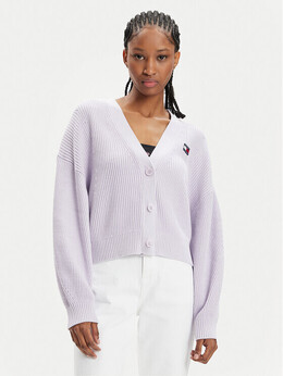 Tommy Hilfiger: Фиолетовый кардиган 