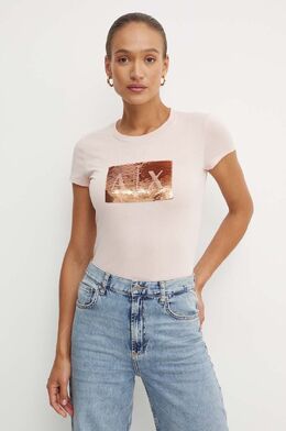 Armani Exchange: Хлопковая футболка 