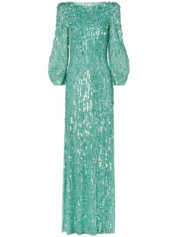 Jenny Packham: Зелёное платье 