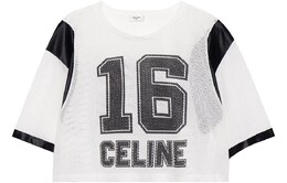 CELINE: Короткая футболка 
